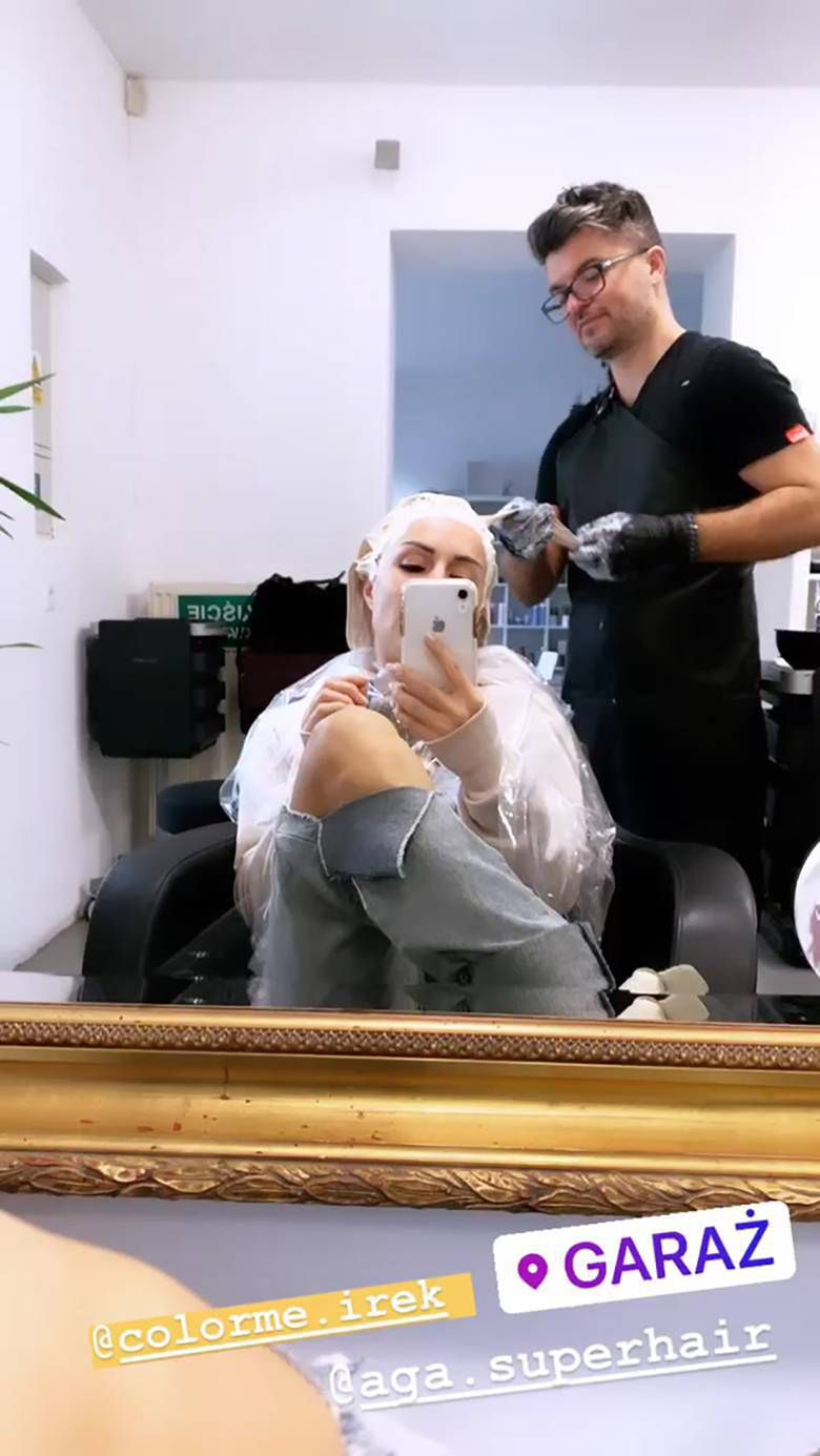 Blanka Lipińska u fryzjera. Na jaki kolor pofarbowała włosy?