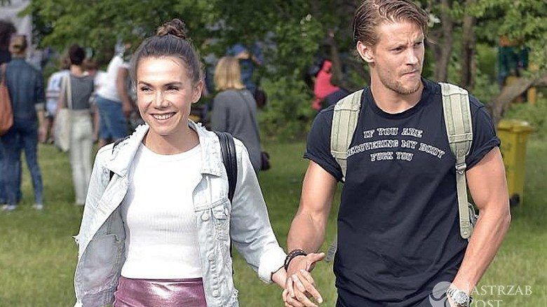 Olga Bołądź i Sebastian Fabijański