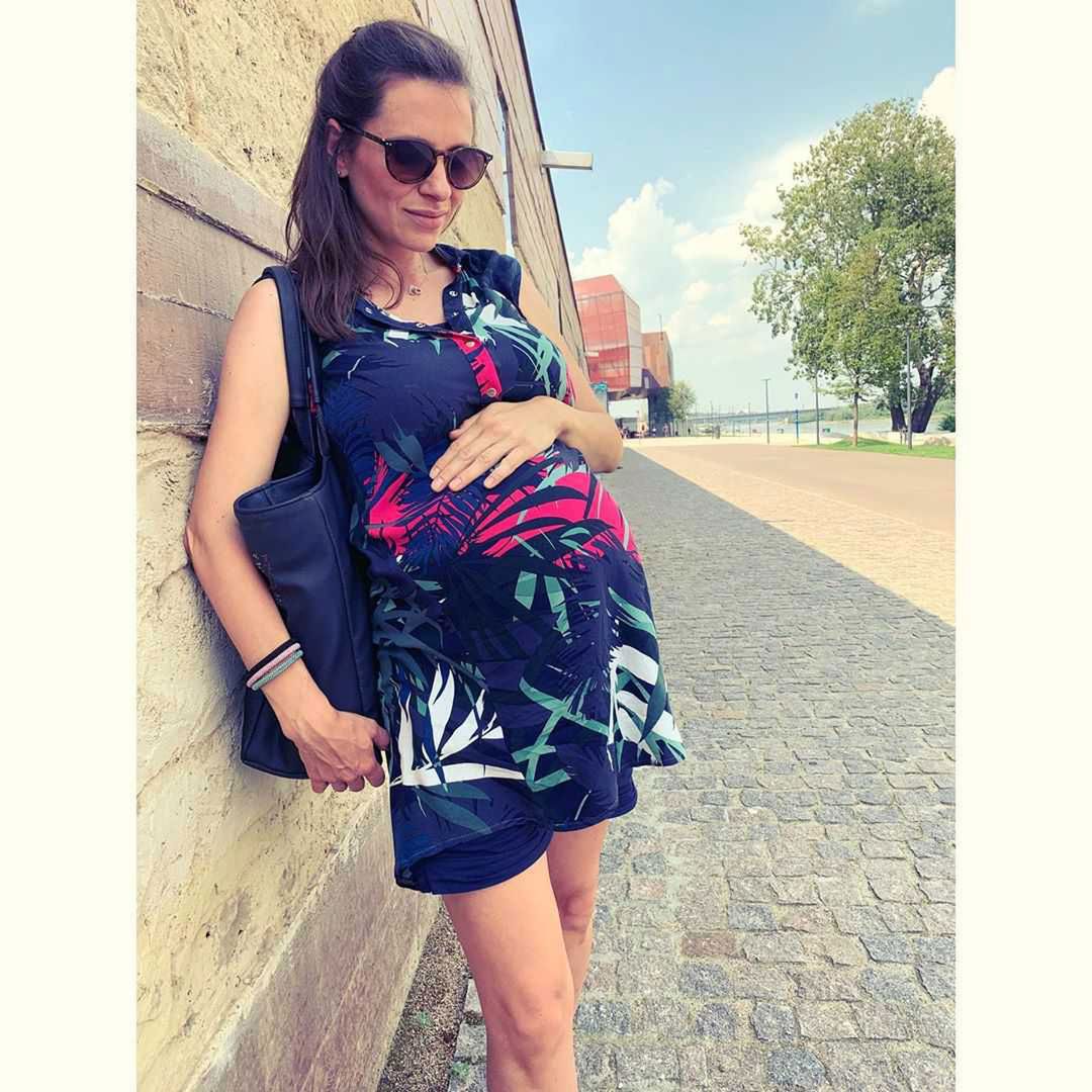 Anna Kerth w ciąży