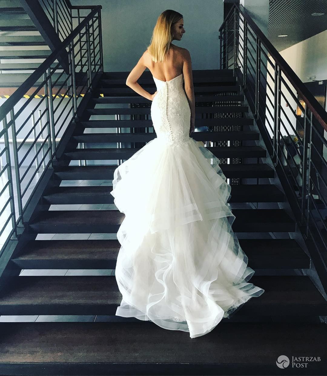 Izabela Janachowska w sukni ślubnej