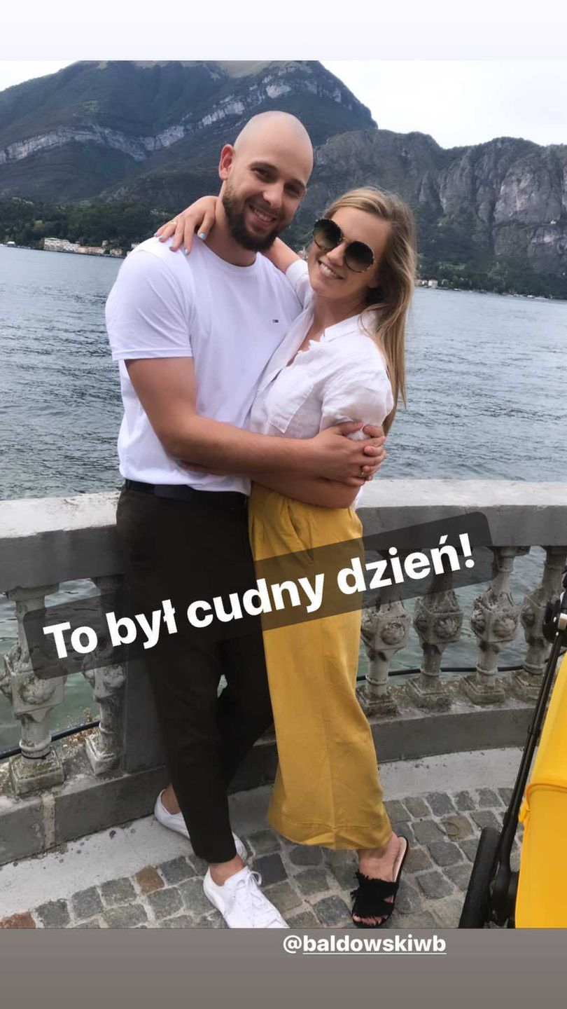 Agnieszka Kaczorowska i Maciej Pela - pierwsza rocznica ślubu