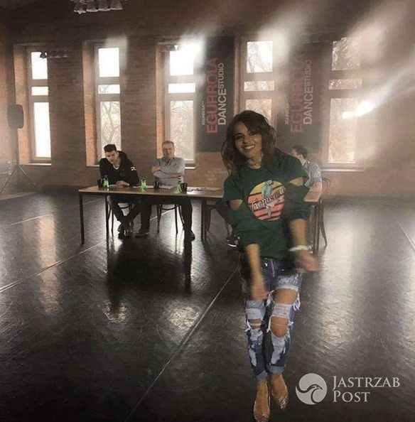 Edyta Herbuś na planie nowego teledysku