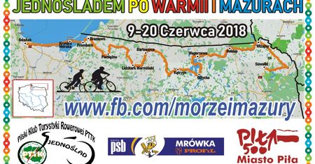 Wyprawa Rowerowa “Jednośladem po Warmii i Mazurach”