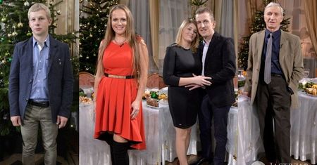 Uczestnicy dwóch edycji programu Rolnik szuka żony na nagraniu świątecznego odcinka [GALERIA]