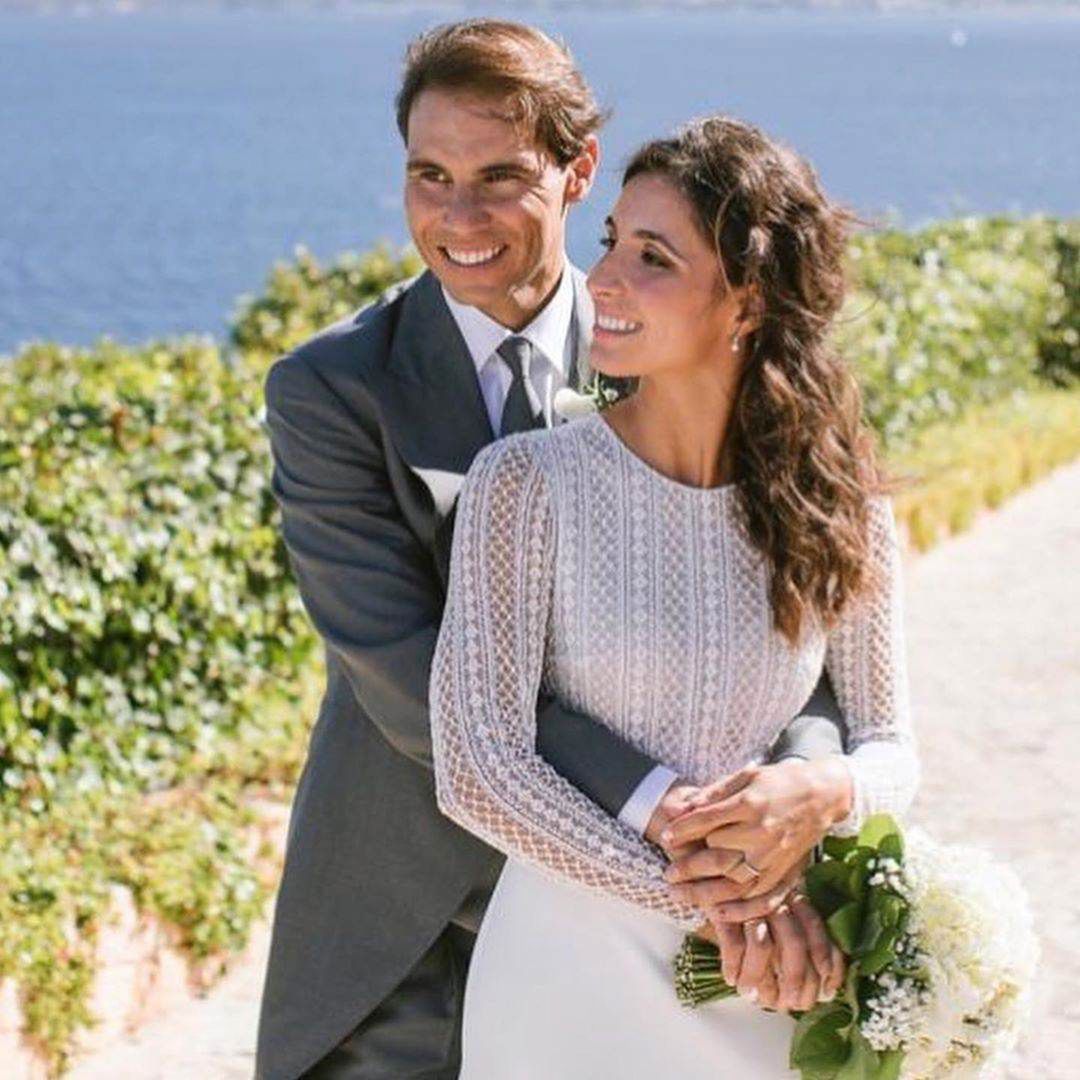 Rafael Nadal z żoną