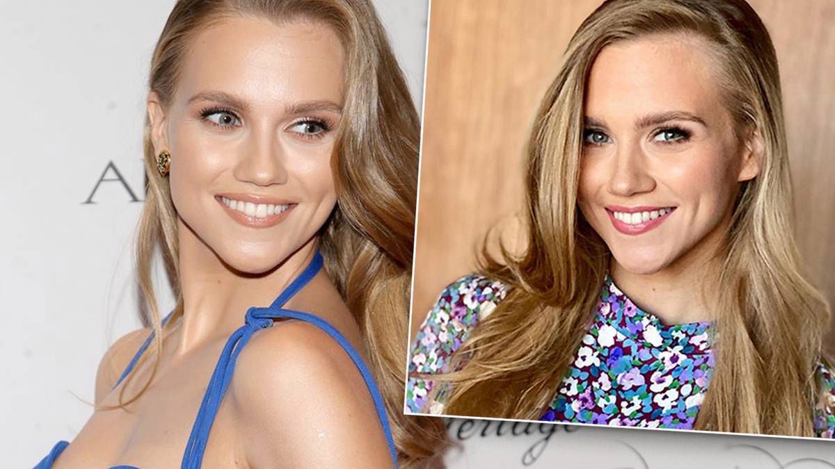 Agnieszka Kaczorowska w sukience z sieciówki