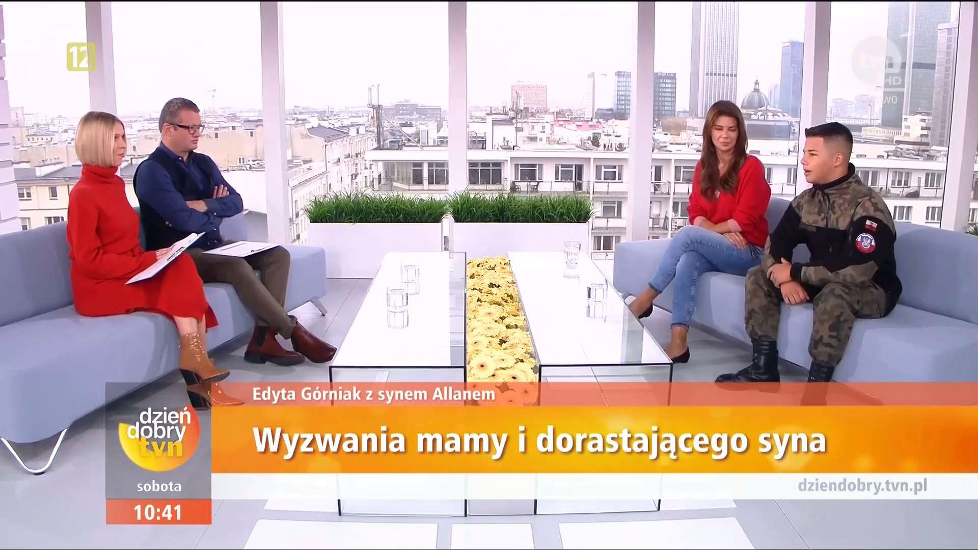 Allan Krupa i Edyta Górniak w "Dzień Dobry TVN"