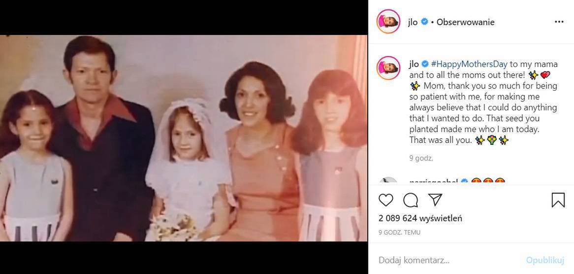 Jennifer Lopez z mamą