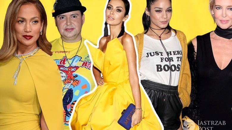 Gwiazdy w kreacjach w kolorze żółtym