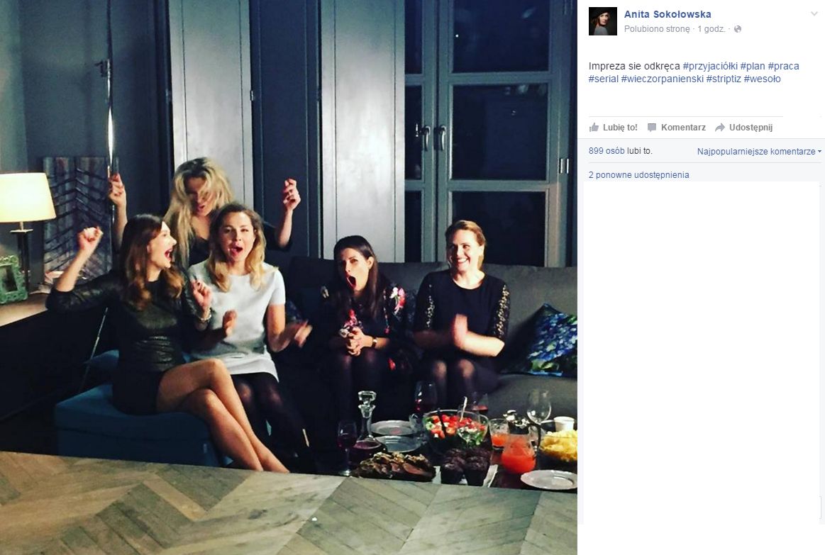 Anita Sokołowska, Małgorzata Socha, Magdalena Stużyńska, Joanna Liszowska, Agnieszka Sienkiewicz, fot: Facebook