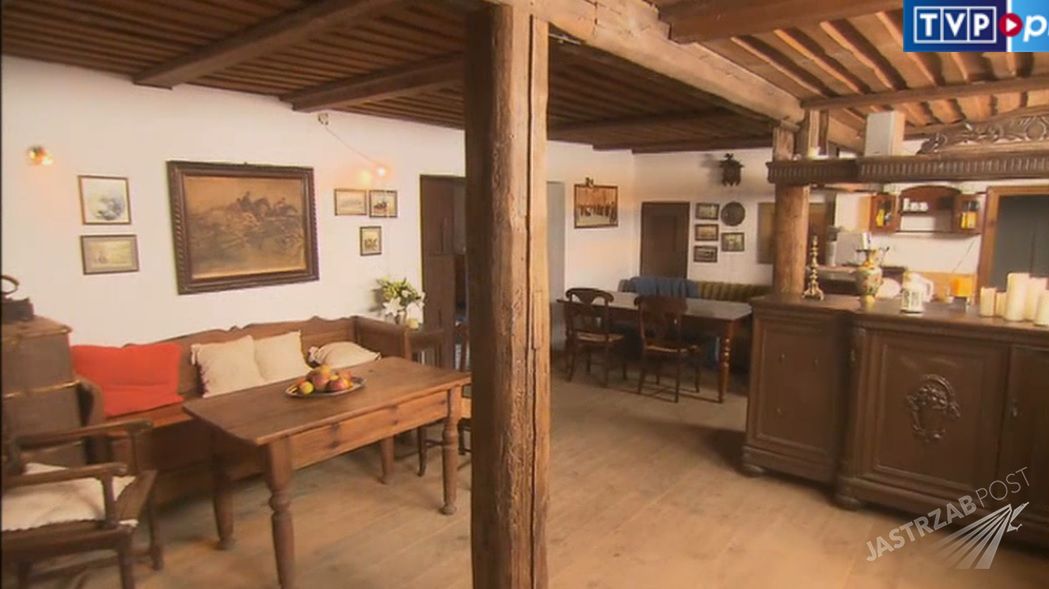 Piotra Kraśko pokazał wnętrza swojego domu w Gałkowie, screen z: Zacisze Gwiazd