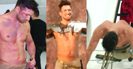 Byliśmy na rozbieranej sesji Rafała Maślaka! Jak się spisał w roli seksownego gladiatora? [kulisy]