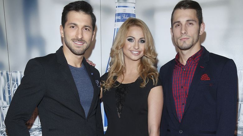 Rafał Maślak, Hanna Żudziewicz, Olek Maślak fotografia: AKPA