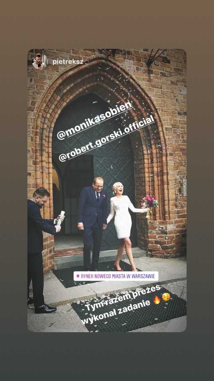 Robert Górski i Monika Sobień ślub