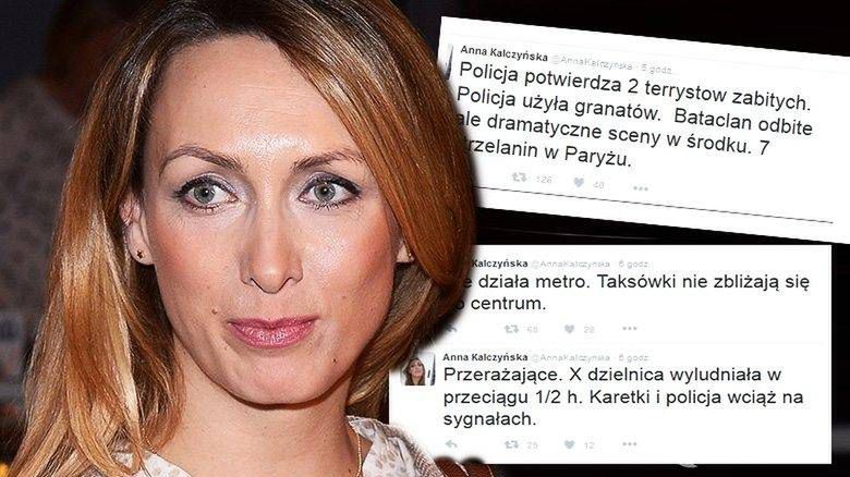 Anna Kalczyńska relacjonuje wydarzenia z Paryża