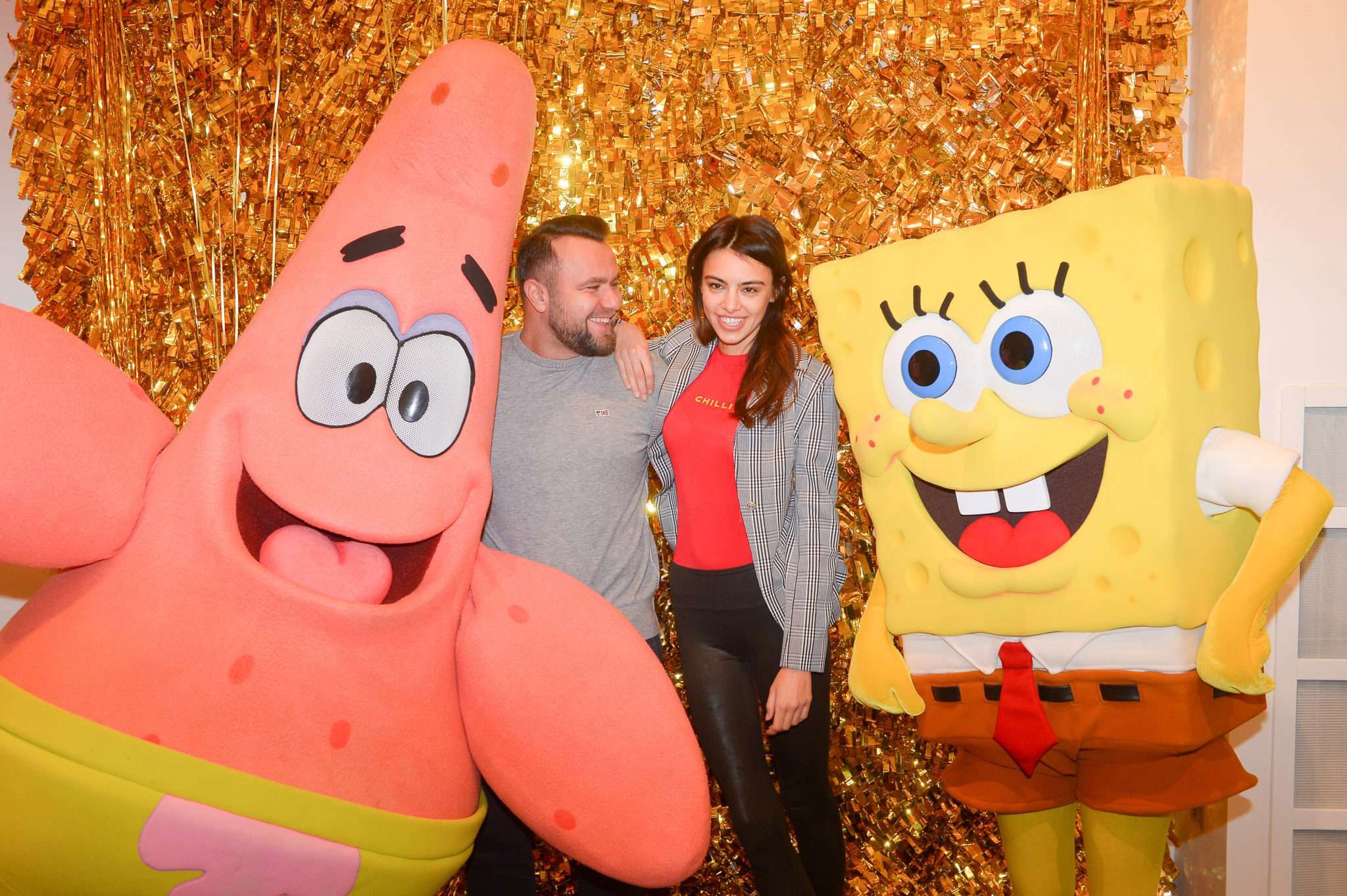 Anita Rojczyk z mężem - premiera kolekcji PLNY LALA x SpongeBob