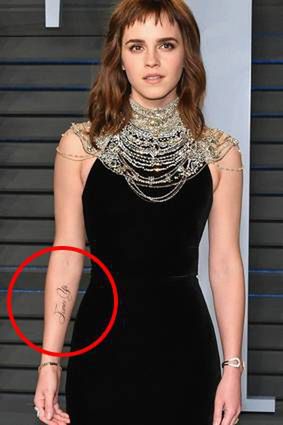Emma Watson – tatuaż z błędem